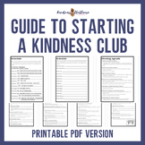 Guide to Starting an Elementary School Kindness Club & Ser