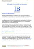 Guide to the IB ESS Internal Assessment (IA)