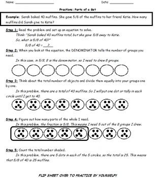 Preview of Guided Activity: Parts of a Set (Fractions)