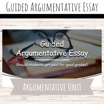 Preview of Guided Argumentative Essay Slides + Handouts