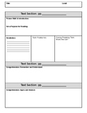 Guided (Close) Reading Lesson Template