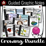 Guided Graphic Notes Growing Bundle for Science