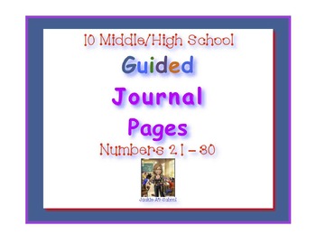 Preview of Guided Journal Pages 21-30