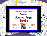 Guided Journal Pages BUNDLE Pages 1-50