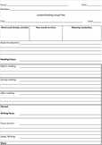 Guided Lesson Plan Template