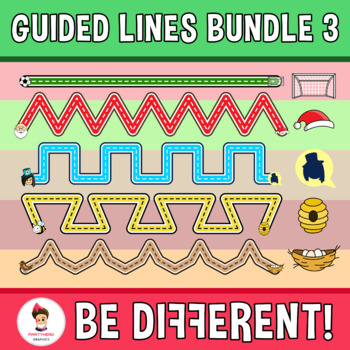 Preview of Guided Lines Clipart Bundle 3