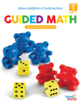 Preview of Guided Math First Grade Addition and Subtraction Unit 3