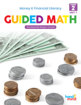 Preview of Guided Math 2nd Grade Money, Coins, Personal Financial Literacy Unit 7