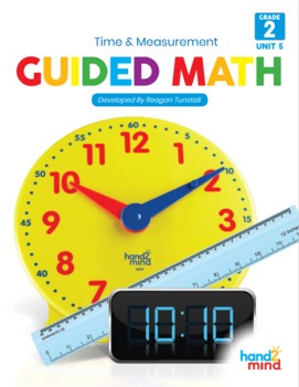 Preview of Guided Math 2nd Grade Time and Measurement Unit 5