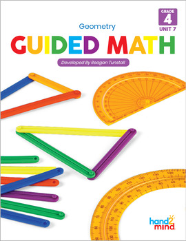 Preview of Guided Math 4th Grade Geometry Unit 7