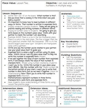 Guided Math 5th Grade: Place Value by Teaching with Sass | TpT