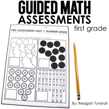 Preview of Guided Math Assessments First Grade