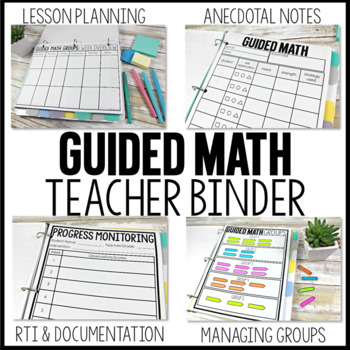 Preview of Guided Math Binder