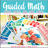 Guided Math Binder Covers and Spine Labels