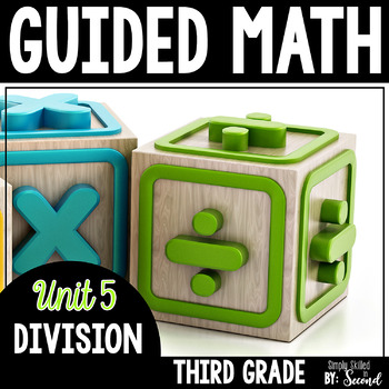 Preview of Guided Math DIVISION - Grade 3