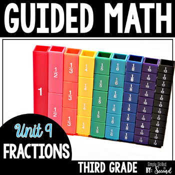 Preview of Guided Math FRACTIONS - Grade 3