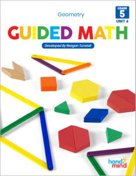 Preview of Guided Math Fifth Grade Geometry Unit 6