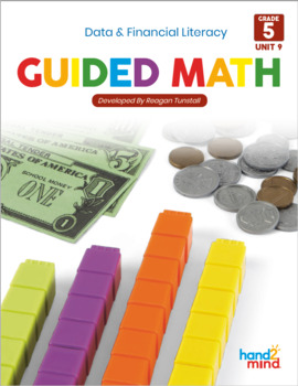 Preview of Guided Math Fifth Grade Data and Financial Literacy Unit 9