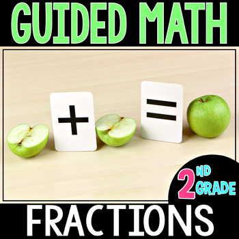 Preview of Guided Math Fractions - Grade 2