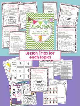Guided Math Grade 3 Common Core ALL STRANDS BUNDLE by Tina's Teaching