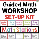 Guided Math Groups Small Group Math Workshop Stations Rota