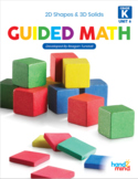 Guided Math Kindergarten 2D and 3D Shapes and Solids Unit 6