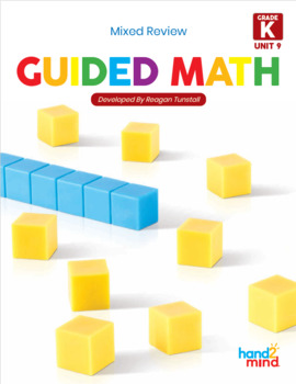 Preview of Guided Math Kindergarten Base Ten and Mixed Review Unit 9