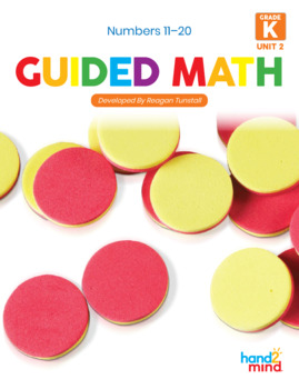 Preview of Guided Math Kindergarten Numbers 11 to 20 Unit 2