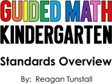 Guided Math Kindergarten Standards Overview