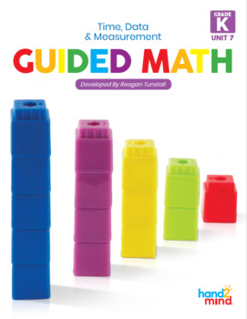 Preview of Guided Math Kindergarten Time, Data, and Measurement Unit 7
