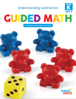 Preview of Guided Math Kindergarten Understanding Subtraction Unit 5