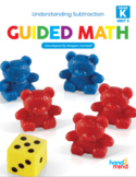 Guided Math Kindergarten Understanding Subtraction Unit 5