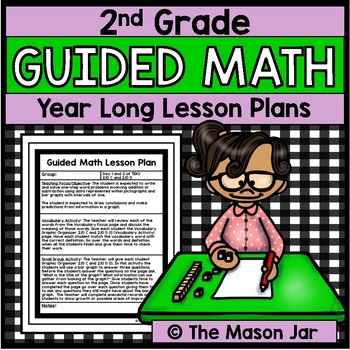 Preview of Guided Math Lesson Plans (Year Long - 2nd Grade)