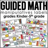 Guided Math Manipulatives Labels
