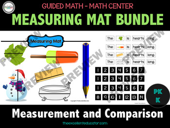 Preview of Guided Math - Measuring Mat Bundle
