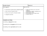 Guided Math Menu (editable)