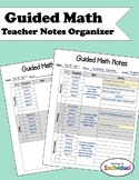 Guided Math Notes Organizer