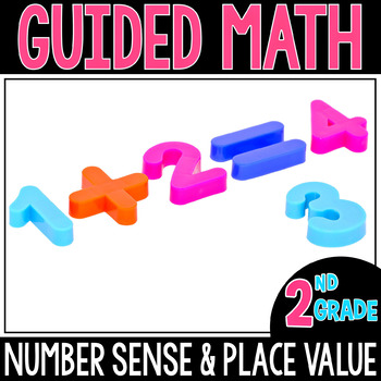 Preview of Guided Math Number Sense & Place Value  - Grade 2