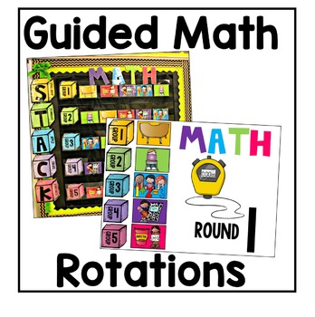 Preview of Guided Math Rotation Board
