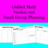 Guided Math Station Planning Sheet (PDF Version)