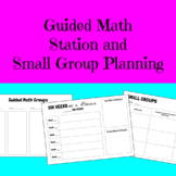 Guided Math Station Planning Templates (Editable PPT)