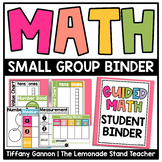 Math Small Groups Student Binder | Guided Math Student Binder