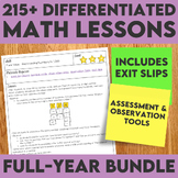 Guided Math Year-Long Lesson Plans Small Group Math Lesson