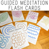 Guided Meditation Cards, Calm Down Corner Flash Cards