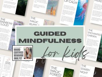 Preview of Guided Mindfulness Cards for Kids