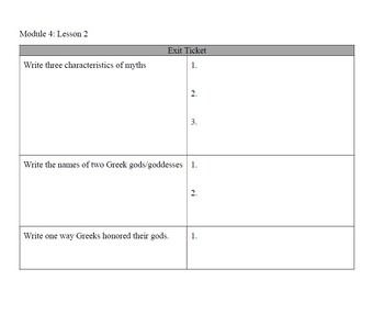 Preview of Guided Notes (EL, SPED support) Wit and Wisdom: Grade 4: Module 4