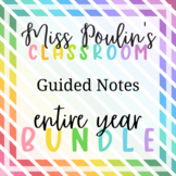 Guided Notes: Entire Year Bundle