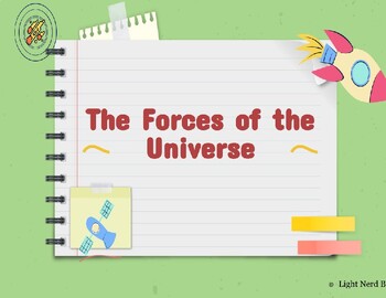 Preview of Guided Notes: Gravity & Inertia - Forces of the Universe (S6E1.d)