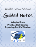 Guided Notes: Moisture in the Air (Humidity)- Weather & Cl