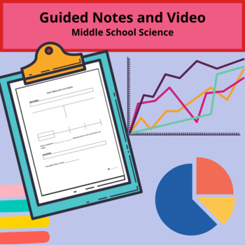 Preview of Guided Notes Outline - Data Tables and Line Graphs Video - Science Basics